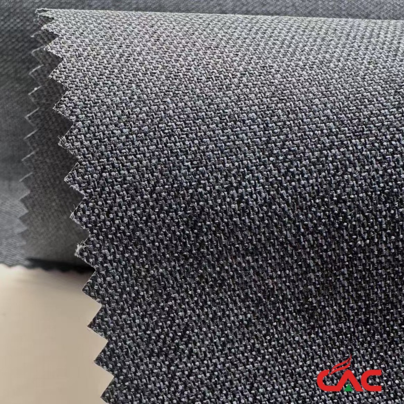 Polyester/Cationic 300D Two Tone Dobby Twill Oxford Fabric