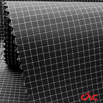 Nylon/Polyester 210D Two Tone 3MM Rib Stop Oxford Fabric